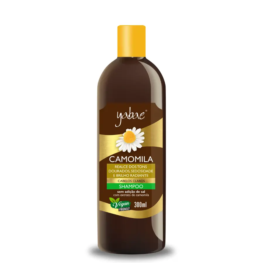 Shampoo Vegano Camomila Yabae 300ml 1 Camomila - sh 300