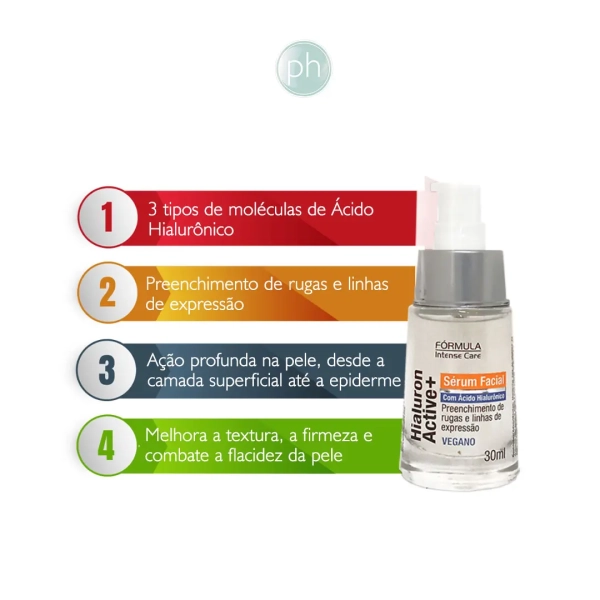 Sérum-Facial-Hialuron-Active+-30ml----Fórmula-Intense-Care-BENEF