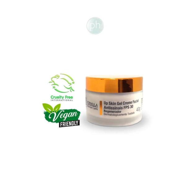Up-Skin-Gel-Creme-Facial-Antissinais-FPS-30-Fórmula-Intense-Care-40g-vegan-n-cruelty-free