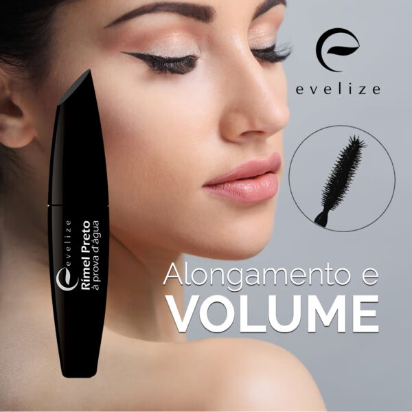 Rímel Preto à Prova D´Água Evelize