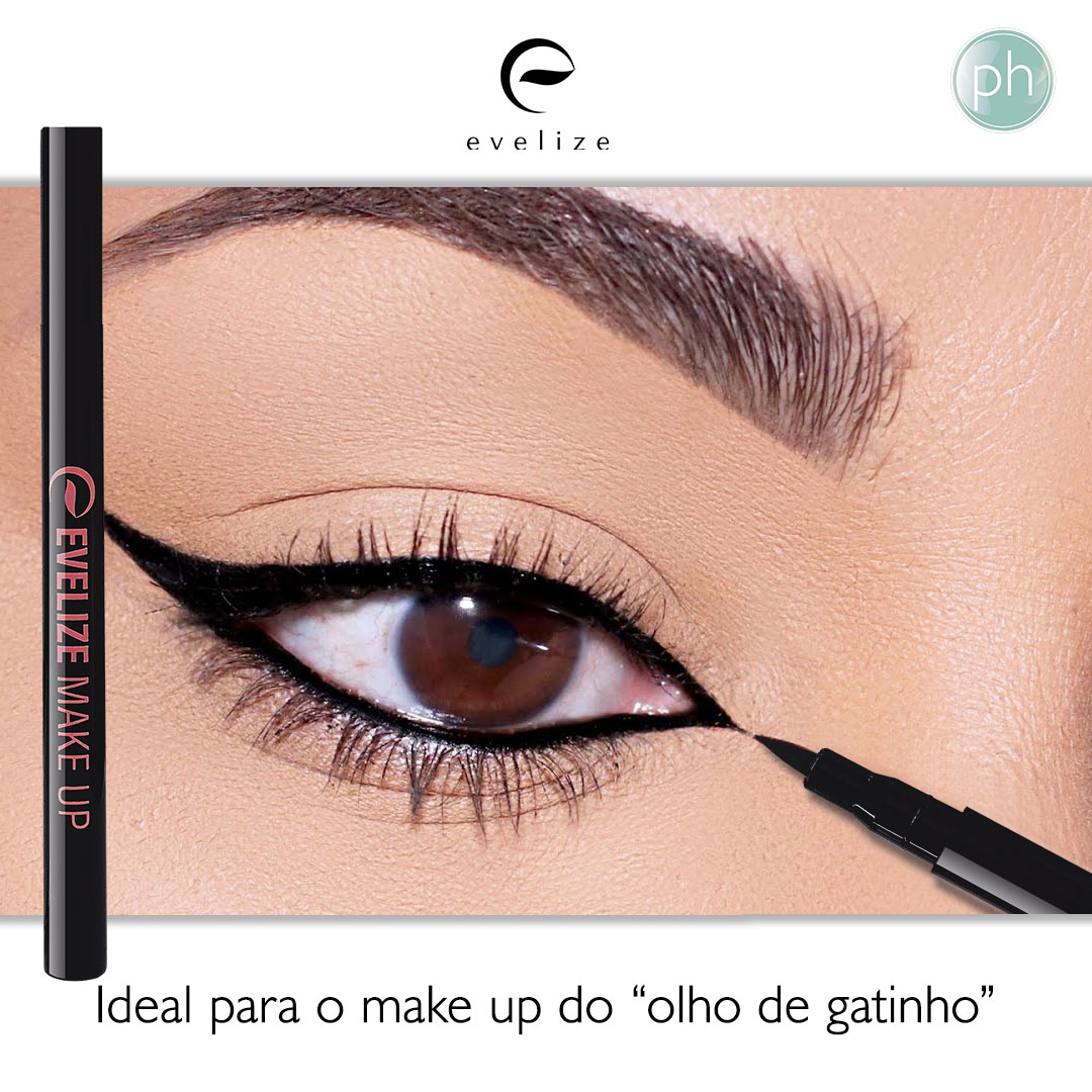 Caneta Delineadora para Olhos Evelize - Preta 4 Caneta-Delineadora-para-Olhos-Evelize