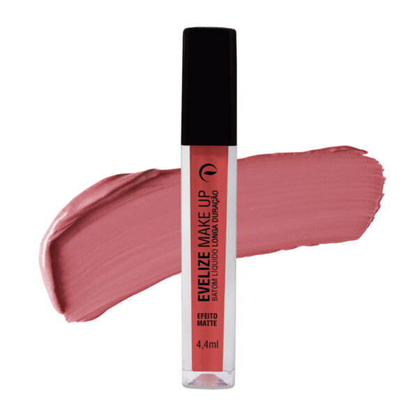 Batom Líquido Longa Duração Evelize Make Up 4,4ml - Image 7
