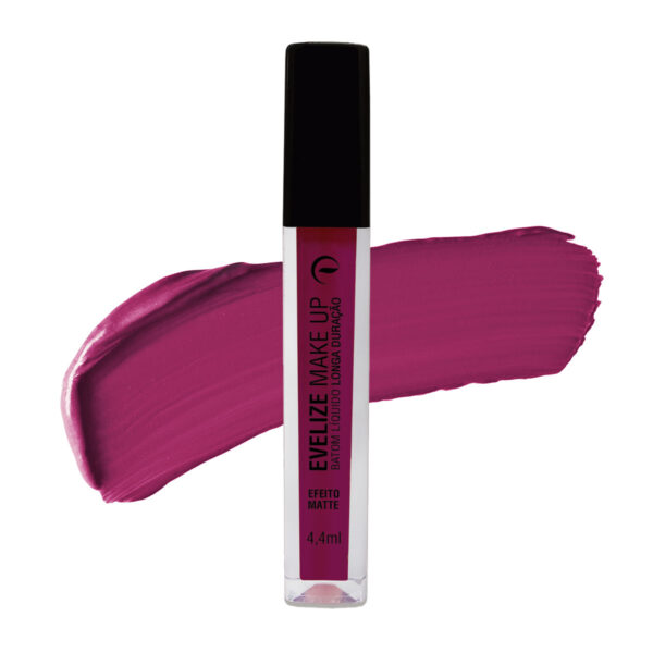 Batom Líquido Longa Duração Evelize Make Up 4,4ml - Image 6