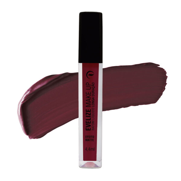 Batom Líquido Longa Duração Evelize Make Up 4,4ml - Image 5